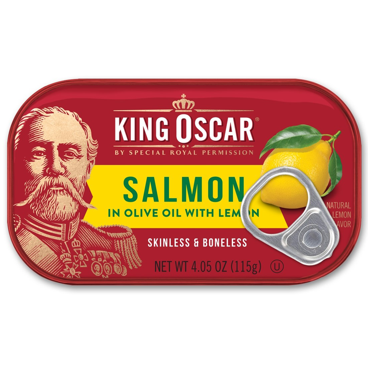 King Oscar Salmon In Olive Oil Lemon