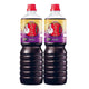 Takumi Aji Shoyu Soy Sauce bottles, 1 liter each, featuring dark brown liquid and traditional Japanese labeling on clear glass bottles.