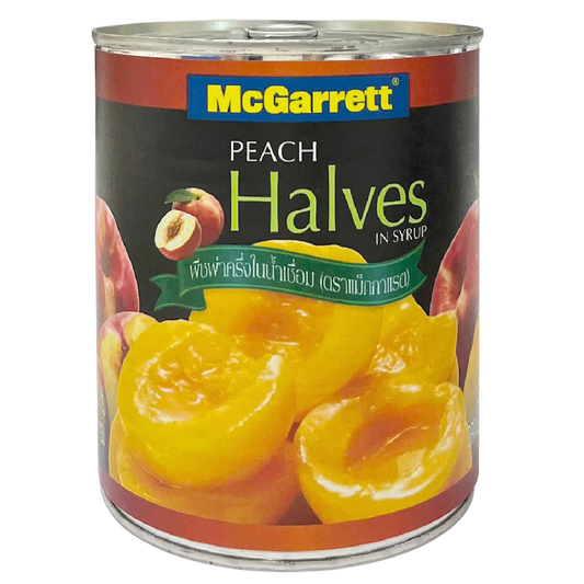 McGarrett Peach Halves In Syrup