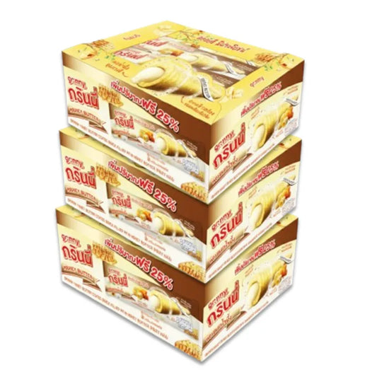 GRINNY HONEY BUTTER COATED SNACK FILLED WITH HONEY BUTTER CREAM