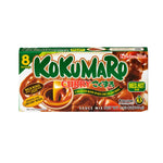 House Kokumaro Curry Medium Hot 140g dry grocery package with colorful label and spice blend contents visible.