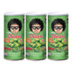 KOHKAE Peanuts Nori Wasabi snack pack, 200g x 3, featuring crunchy peanuts coated with spicy nori and wasabi flavor.