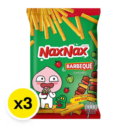 Naxnax Baked Stick Snack Barbeque 65g x3