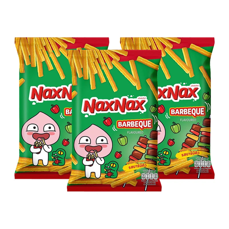 NAXNAX Baked Stick Snack Barbeque 65g x3