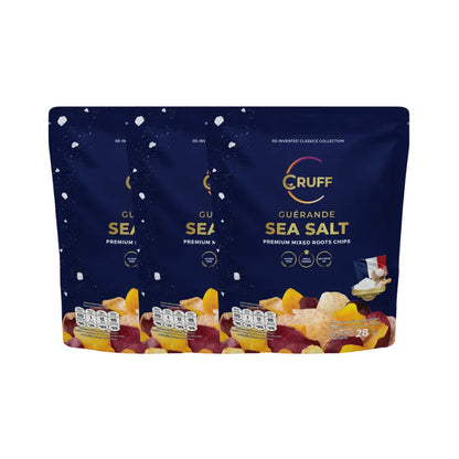 CRUFF Premium Crispy Fried Colorful Potato Chips. Greyhonde Sea
