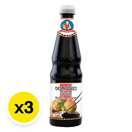 DEK SOM Boon Black Vinegar 600ml x3