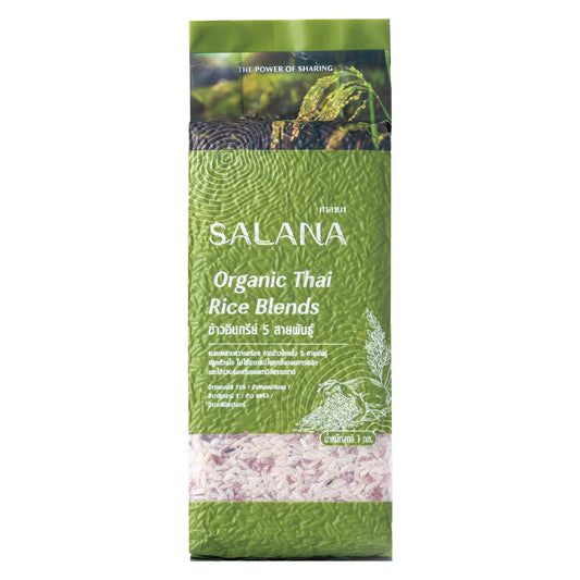 Salana 5 Varieties Of Organic Rice Thai Blends 1kg