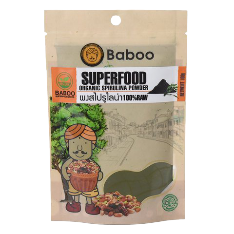 Baboo Spirulina Organic & 100% Raw