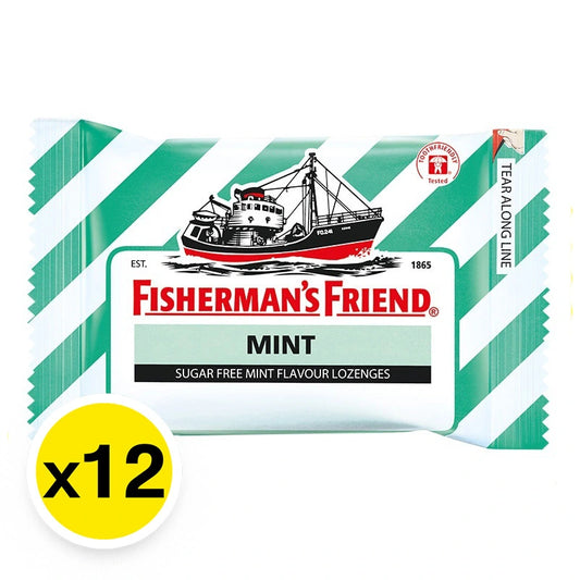 Fishermans Friend Sugar-Free Mint Lozenges x12