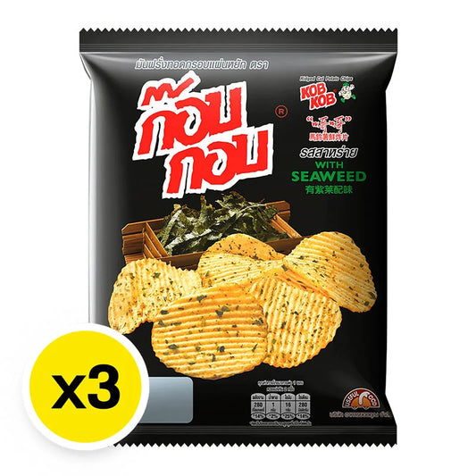KOB Chips Seaweed 46g x3