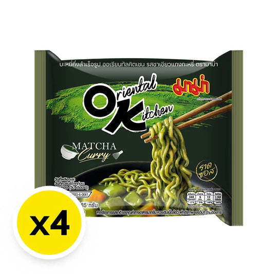 Mama Oriental Kitchen Instant Noodles Matcha Curry 85g x4