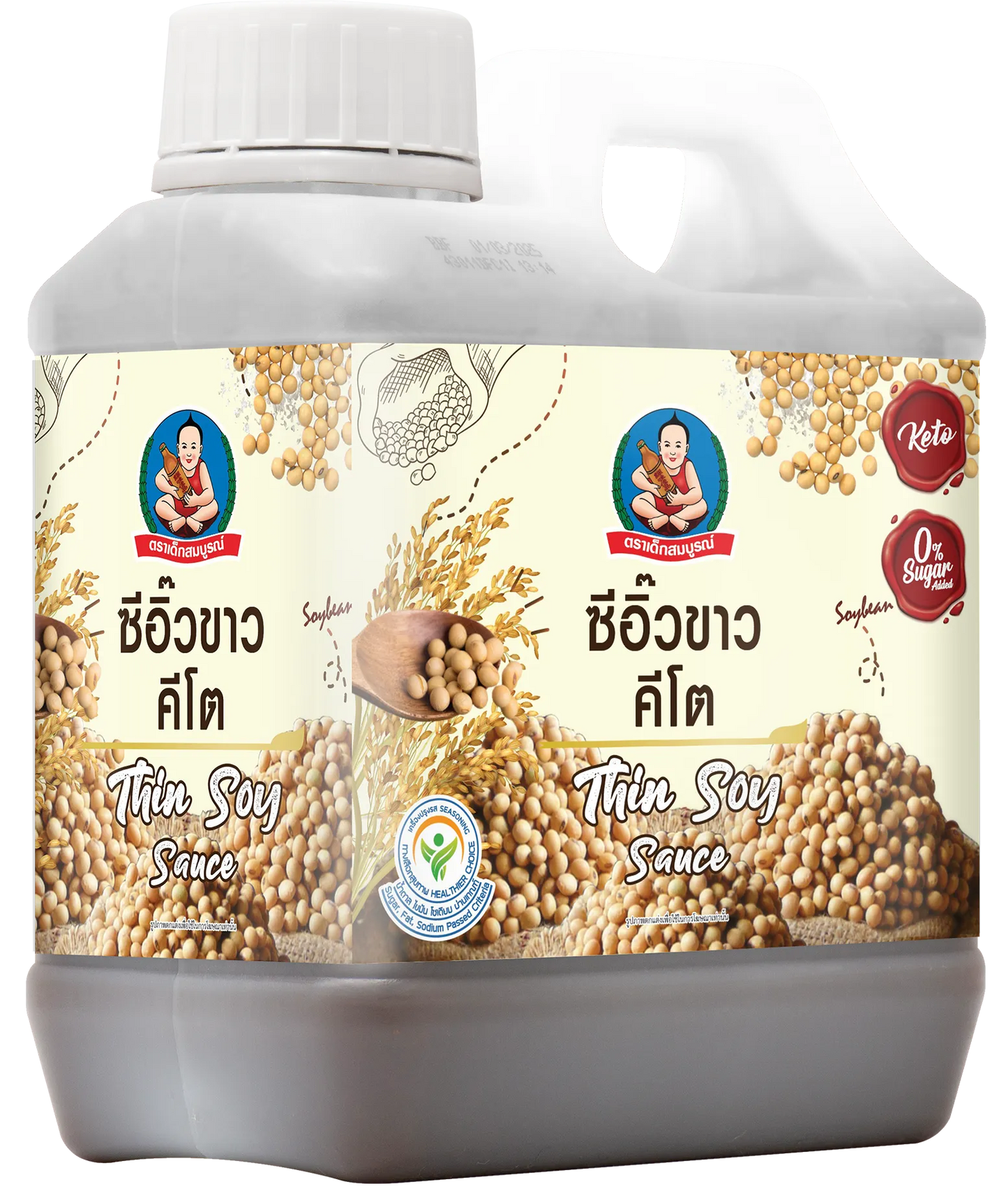Deksomboon Thin Soy Sauce Keto 1000ml