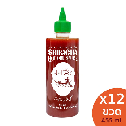 J-lek Sriracha Chili Sauce Spicy Formula Bottles 455ml