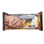 Mybizcuit Digestive Chocolate Biscuit, a crunchy confectionery snack with chocolate coating, shown in this image.