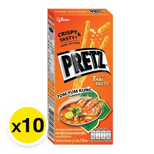 Glico Pretz Biscuit Tomyum 21g x10