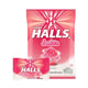 HALLS Namkaengsai lozenges in a box, showing 100 pieces of menthol cough drops with orange and herbal flavor packaging.