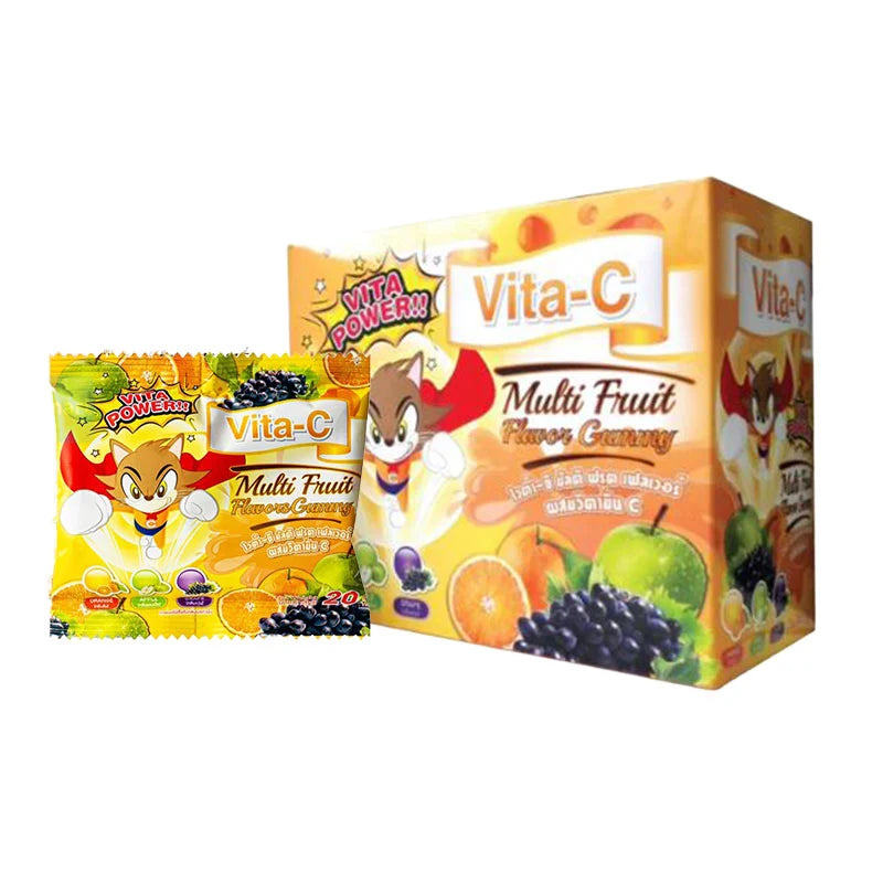 VITA-C Vitamin C Multi Fruit Gummy 20g x24