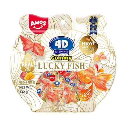 AMOS 4D Gummy Lucky Fish 432g
