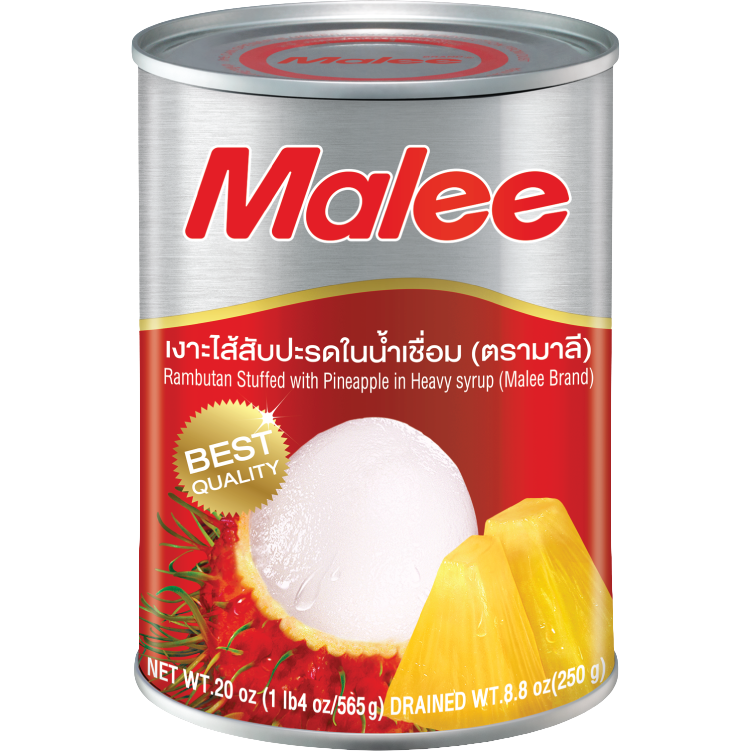 Malee Rambutan With Pineapple In Syrup