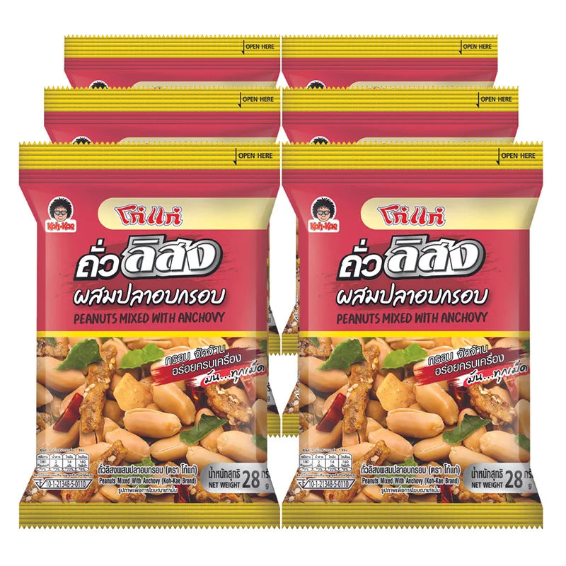 KOHKAE Peanut Mixed Ancovy 28g x6