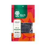 Tontawan Basil Seeds 500g in clear plastic bag, dry grocery product from TONTAWAN, showing small brown basil seed grains.