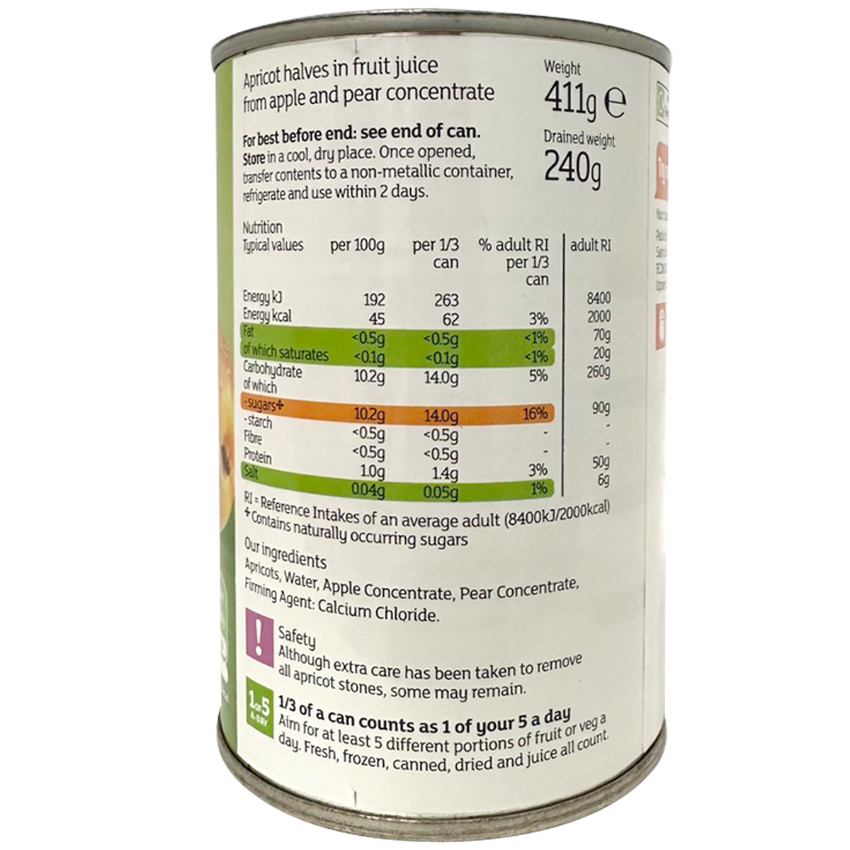 Sainsbury's Apricot Halves in Fruit Juice