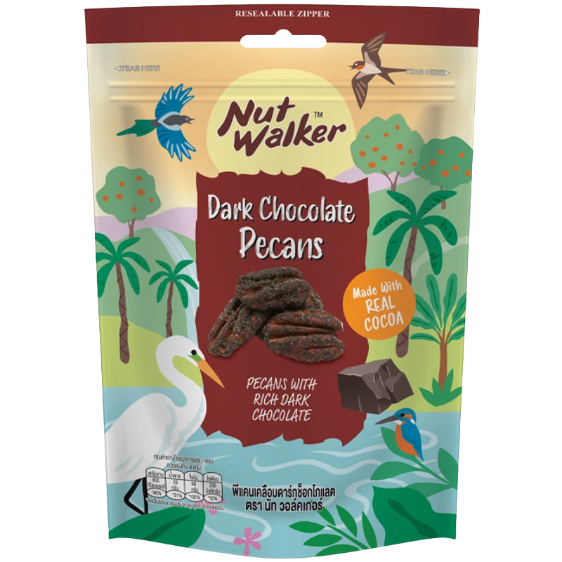 Nut Walker Dark Chocolate Pecans