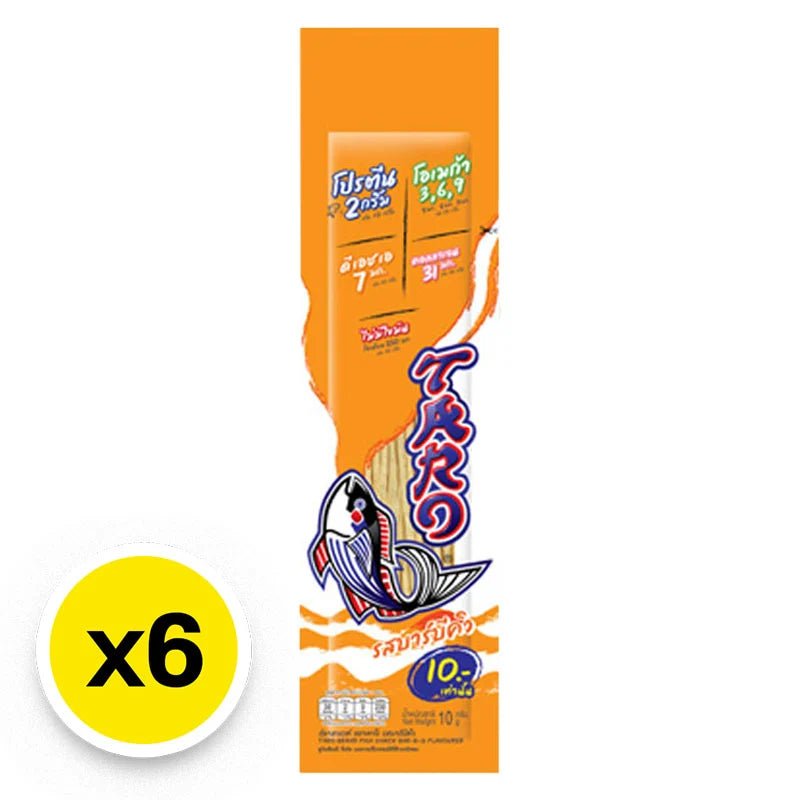 Taro Fish Snack Bbq Flavored 10g x6