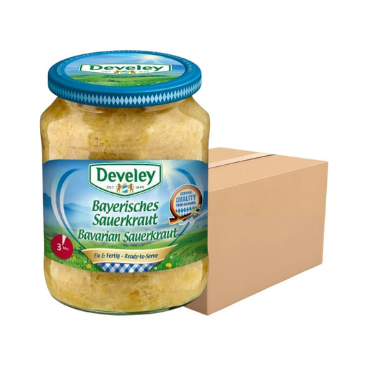 Develey Sour Cabbage Pack Of 12 Bottles 680g