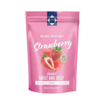 Thong Poon dried strawberries in a 100g package, showcasing vibrant red dried strawberries, perfect for dry grocery use.