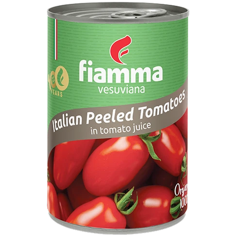 Fiamma Vesuviana Organic Peeled Tomatoes in Organic Tomato Juice