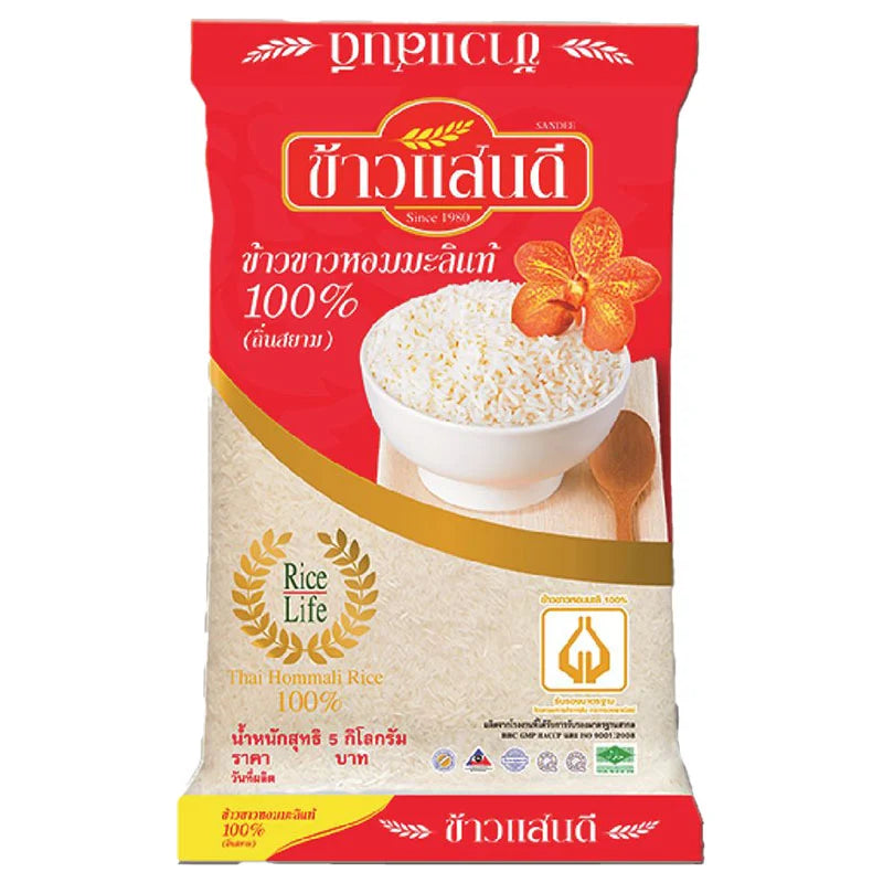 Sandee Rice Jasmine Rice Thin Siam 100 5kg