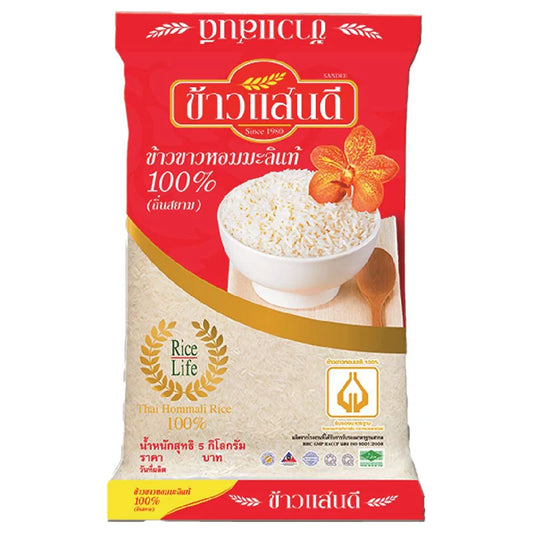 Sandee Rice Jasmine Rice Thin Siam 100 5kg