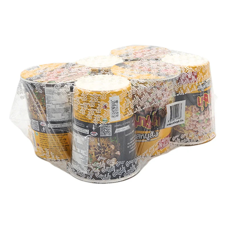 Mama Cup Instant Noodles Minced Pork 60g x6