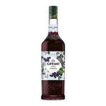 Giffard Mixology Blackcurrant 1L bottle, a dark purple blackcurrant flavoring for cocktails and drinks in dry grocery.