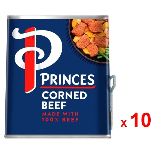 Princes Corned Beef Made With 100% Cans 340g x10