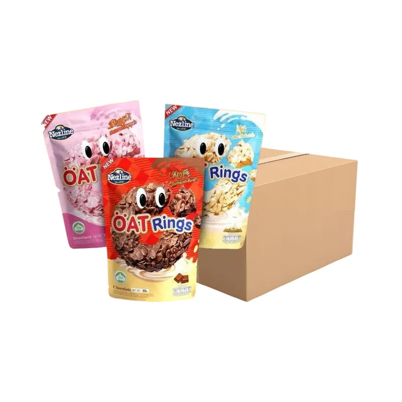 Nezline Oat Rings In 3 Flavors Snacks 60g