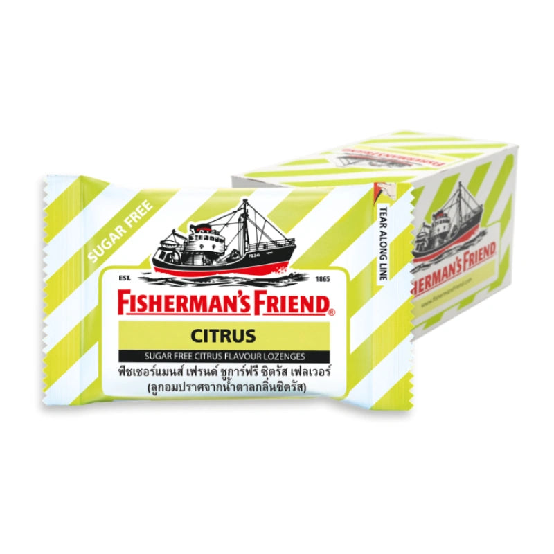 FISHERMAN'S FRIEND Sugar Free Citrus 24 Sachets