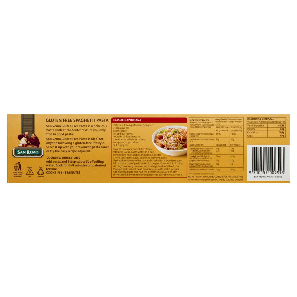 San Remo Gluten Free Spaghetti