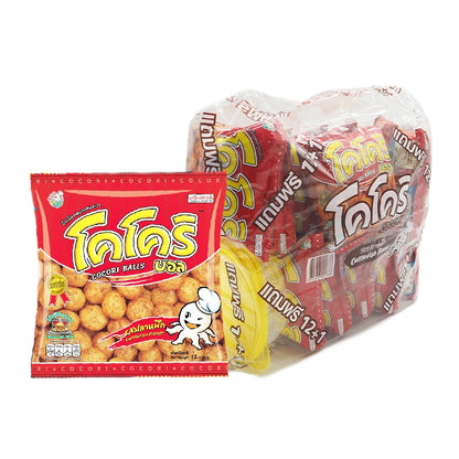 COCORI Ball Corn Snack Squid Flavor 12g x12