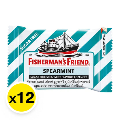 Fishermans Friend Spear Mint Lozenges x12
