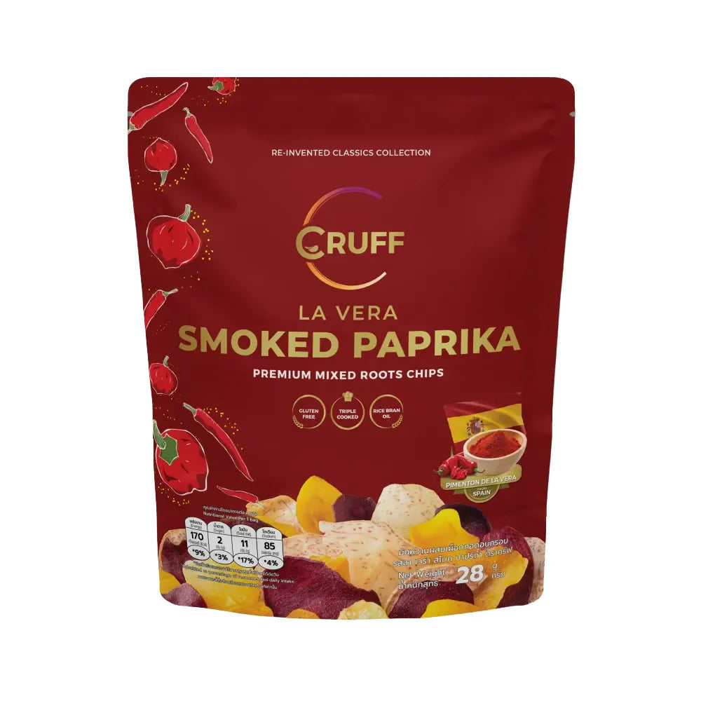 CRUFF Multi-colored Fried Crispy Potatoes Lavera Smoked Paprika
