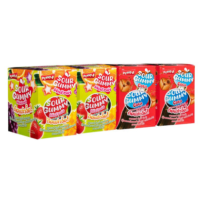 PENNYO PEENY-O Sour Gummy Cola And Mixed Fruit 12g x48