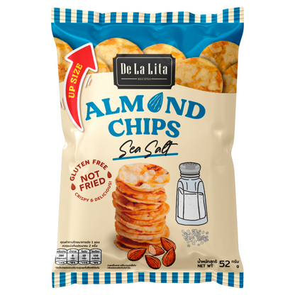 De La Lita Almond And Rice Chips Sea Salt Flavor