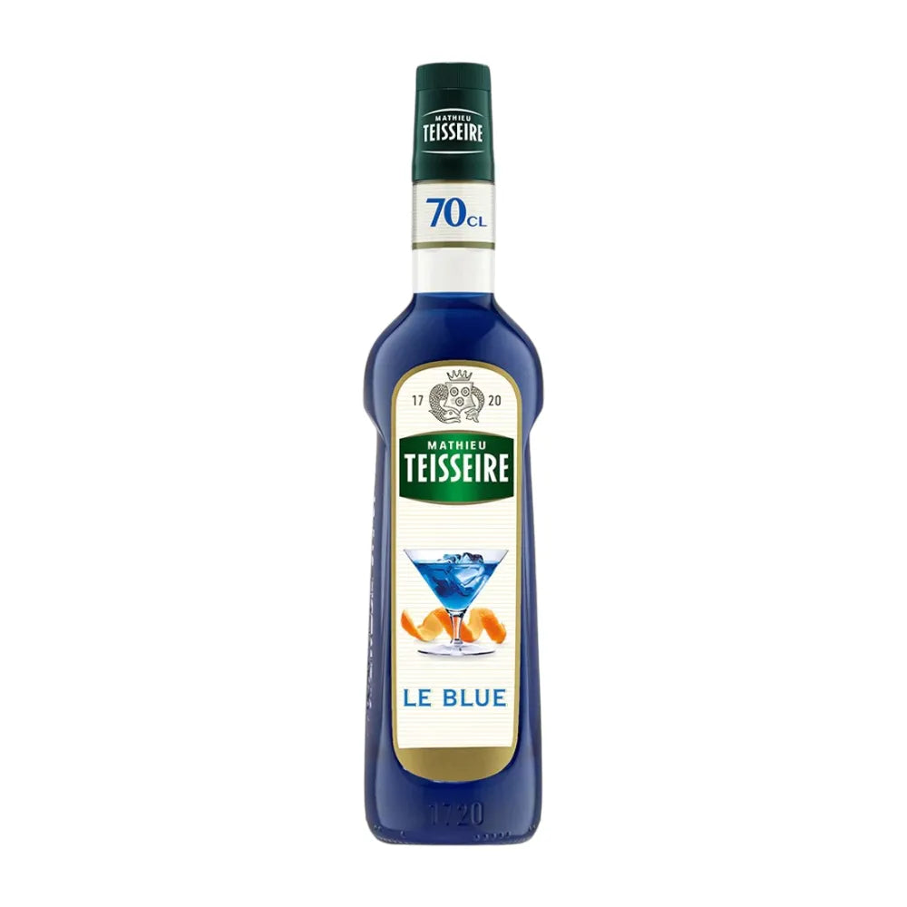 Mathieu Teisseire Le Blue Curacao Syrup . Syrup For Cocktails