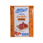 Fathai Paprika seasoning powder in 100g package, dry grocery spice with vibrant red color, used for adding flavor to dishes.