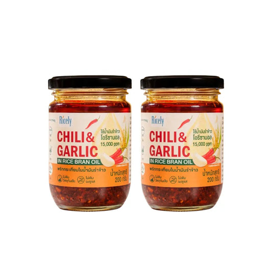 Ricely Garlic Chili In Rice Bran Oil 200g