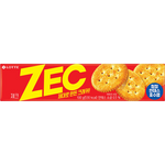 Lotte Zec Crackers confectionery snacks with colorful packaging, showcasing the crispy, sweet cracker treats.