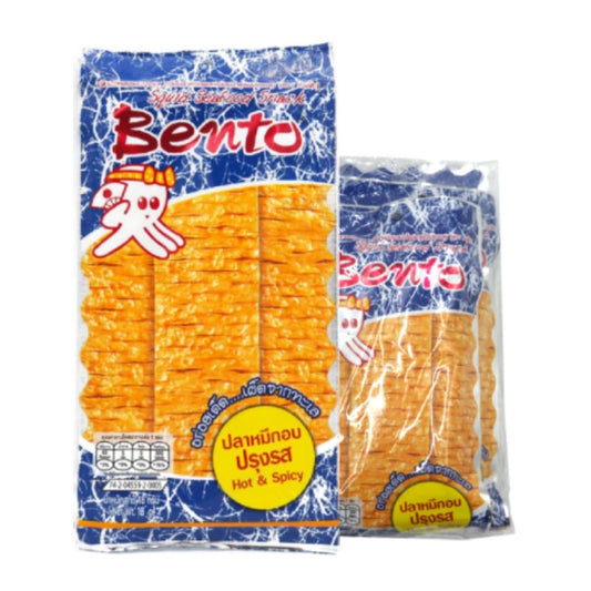BENTO Roast Squid Hot&spicy 18g x6