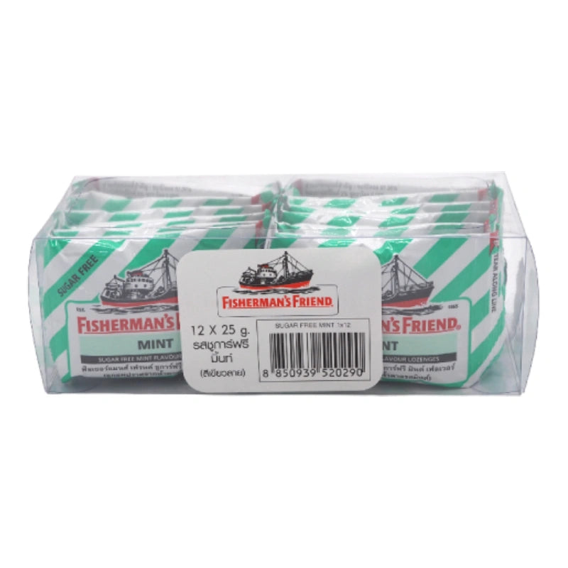 Fishermans Friend Sugar-Free Mint Lozenges x12